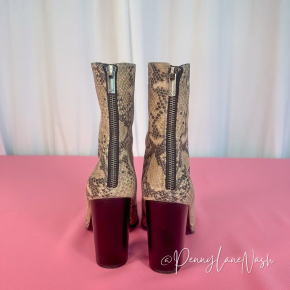 Target Snake Print Ankle Bootie Size 7.5 - Picture 6 of 12